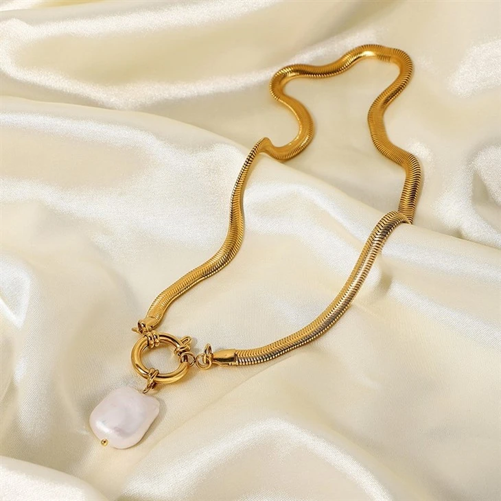 Baroque Pearl Toggle Pendant factory