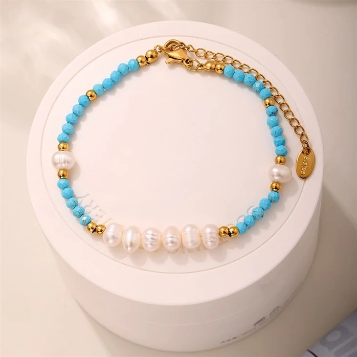 Turquoise Freshwater Pearl Bracelet best